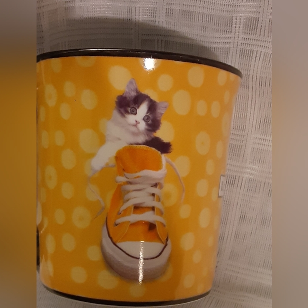 Vintage Keith Kimberlin Cute Kitten in a Shoe Coffee/Tea Mug Ceramic